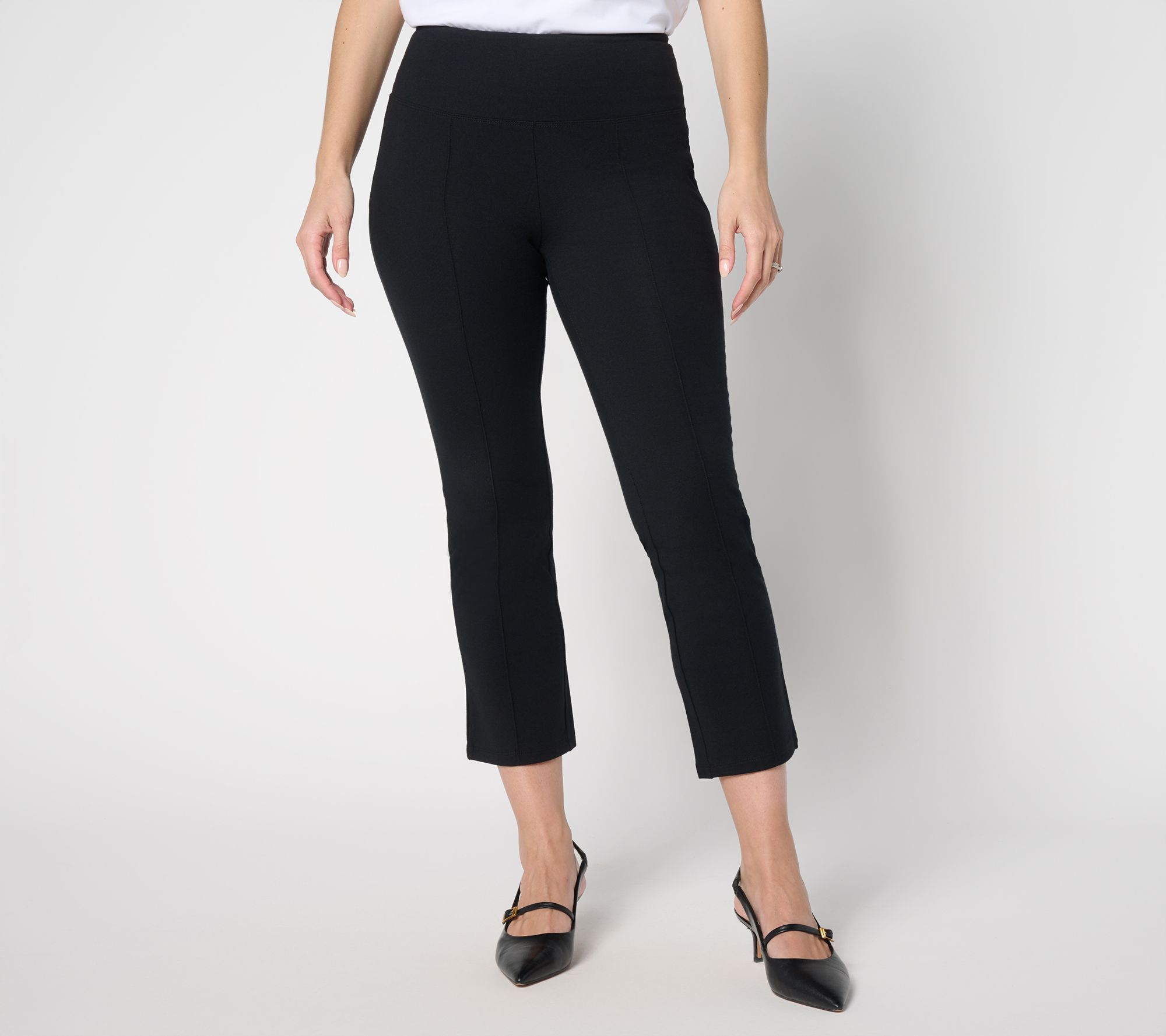 Women with Control Women's Plus Sz Pants 3X Regular Tummy 86 Black A689577