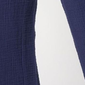 Gloria Vanderbilt Women's Pants Sz M Summer Sunset Cotton Gauze Blue A691549