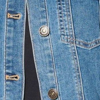 LEGO Women's Jacket Sz L Desert Wash Denim Blue A697982
