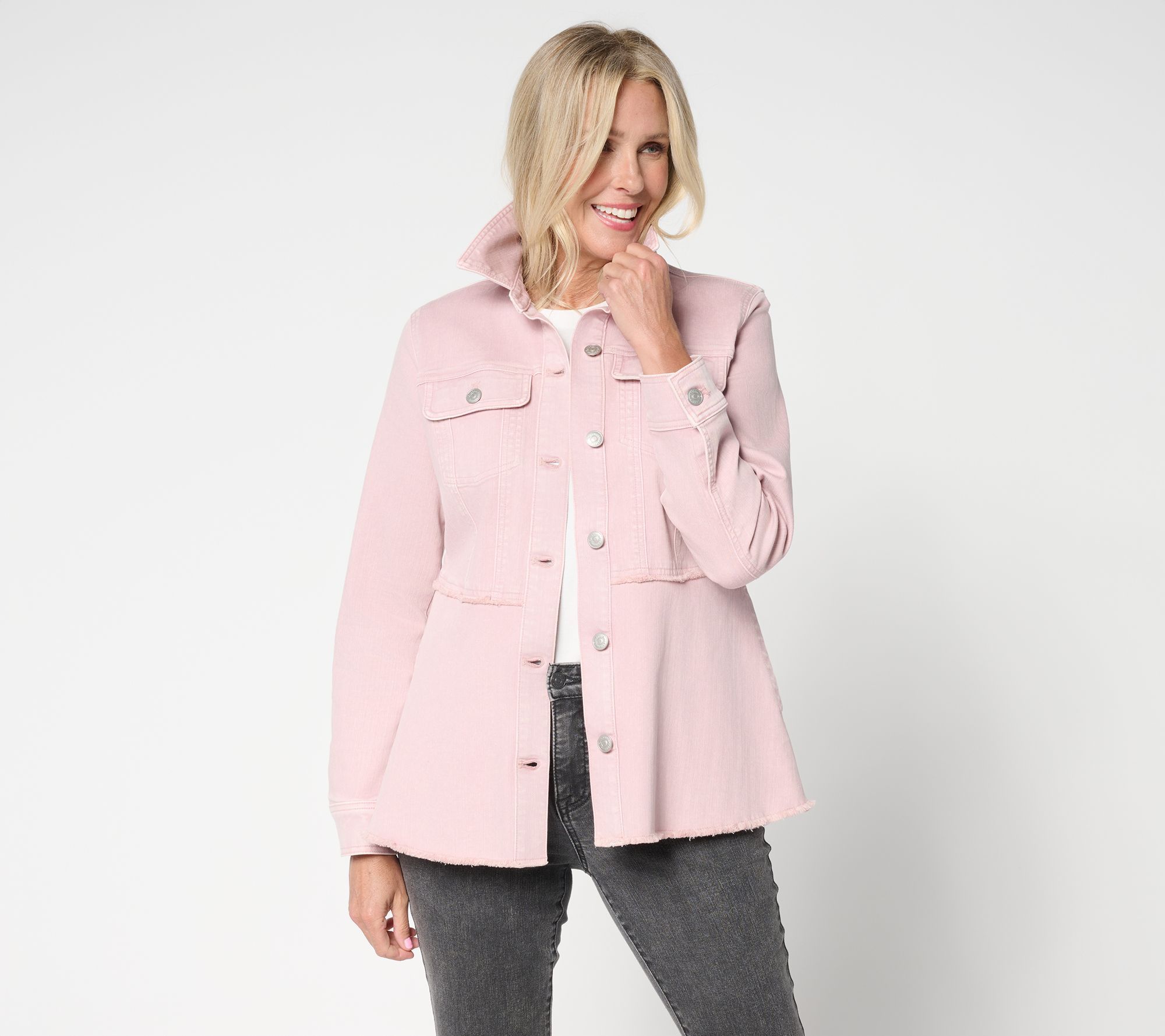 LEGO Women's Jacket Sz S Desert Wash Denim Pink A719156