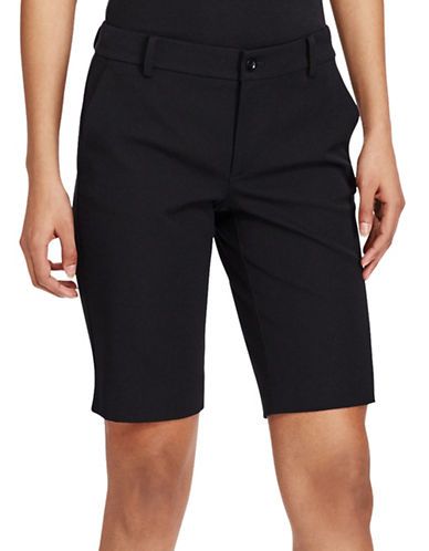 Lauren Ralph Lauren Women's Petite Shorts 8P Petite Cotton Short Black