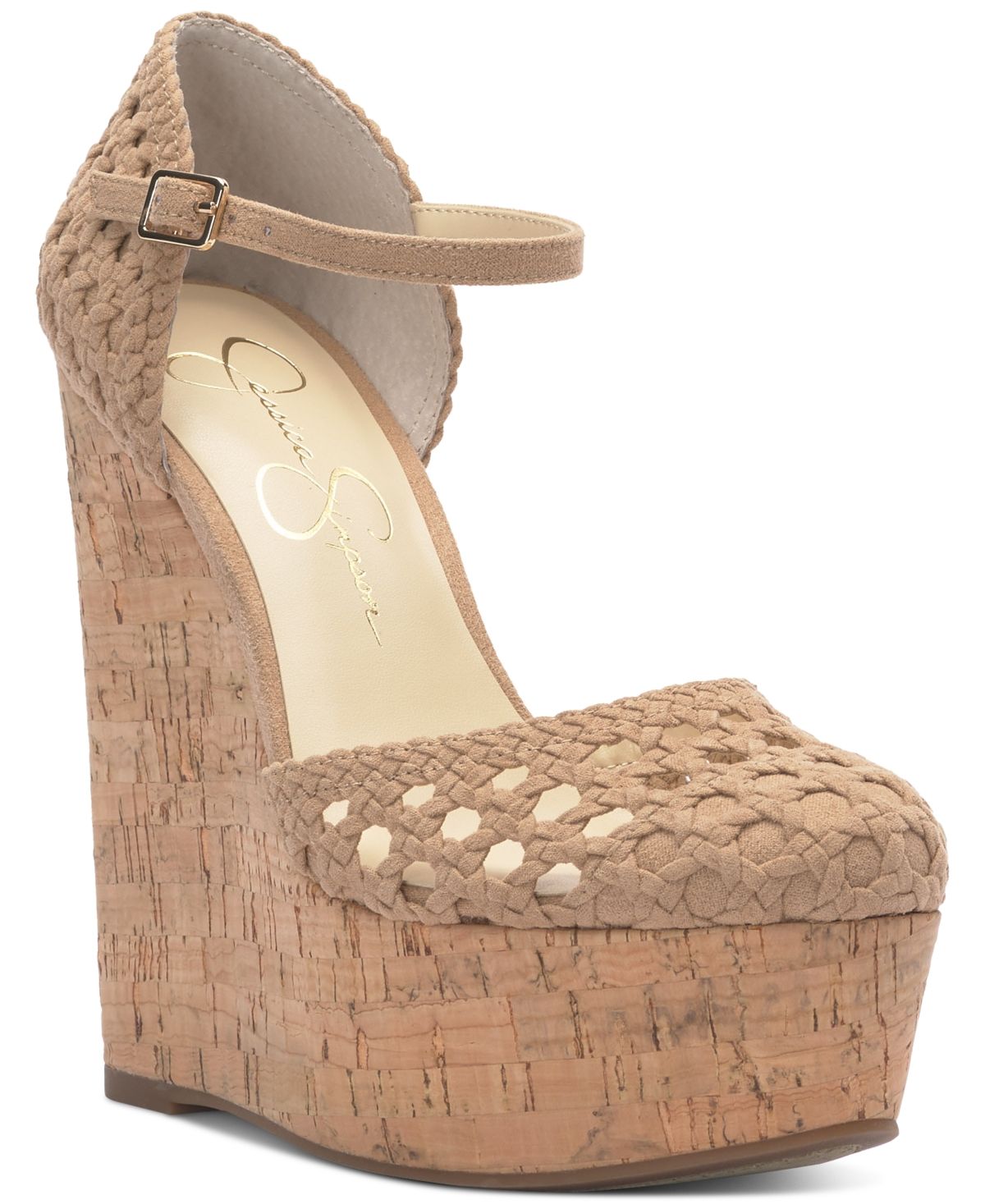 Jessica Simpson Women's Shoe Sz 9 (US Women's) Marshela Ankle-Strap Beige