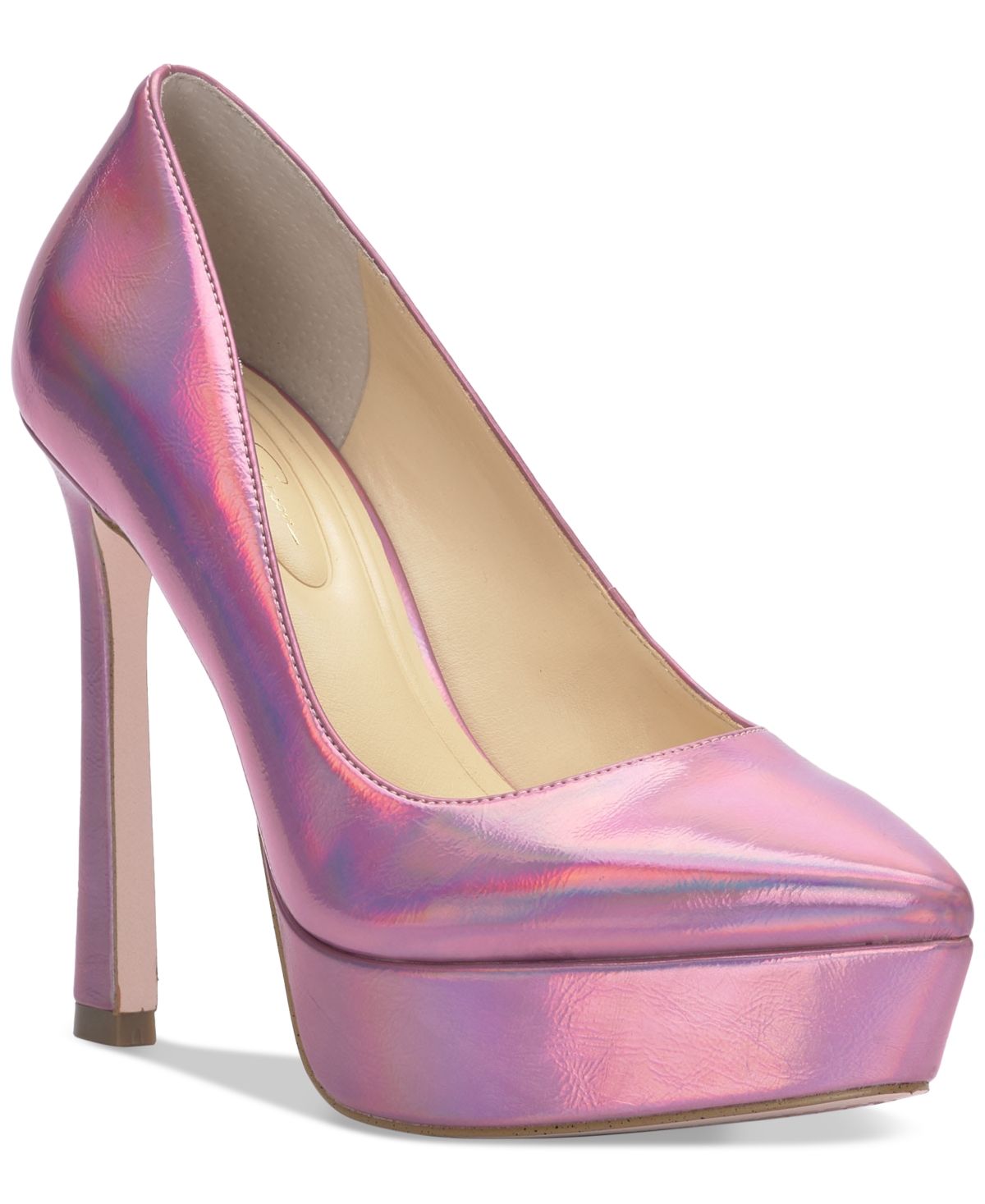 Jessica Simpson Women's Shoe Sz 8 (US Women's) Jariah Pointed-Toe Platform Pink