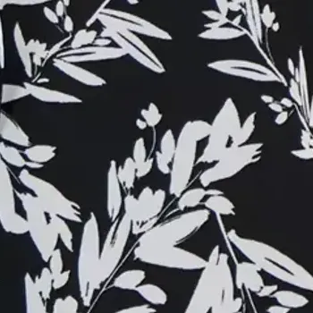 Kasper Women's Top Petite PL Printed Crewneck Bell-Sleeve Blouse,