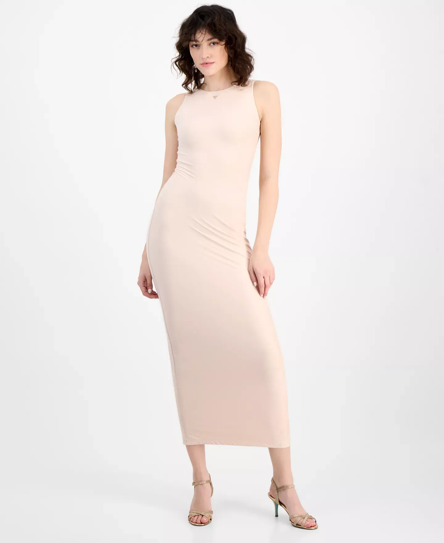 GUESS Women's Dress Sz XL Kim Sleeveless Tank Maxi